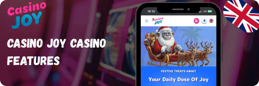 Features CasinoJoy