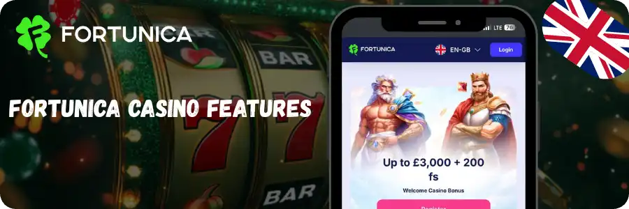Key Features of Fortunica Casino
