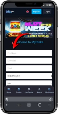 MyStake Fill the Form