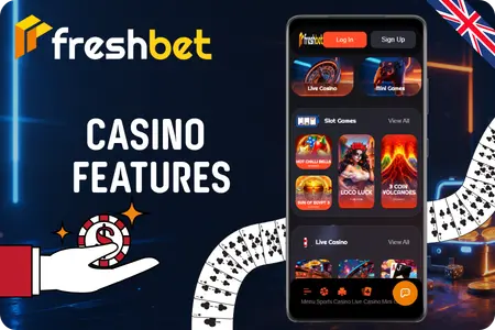 Freshbet Casino features overview